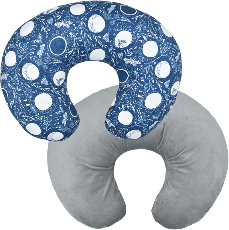 Winmany Baby Nursing Pillow Cover Newborn Removable Breastfeeding Pillowcover Cute Pattern Girls Boys Nursing Pillowcase for Breast and Bottole Feeding - Image 1